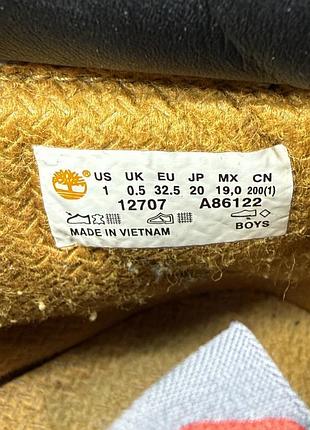 Оригінальні шкіряні черевики timberland утеплені primaloft 5