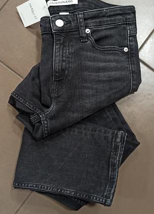 Джинси жіночі calvin klein jeans слім графітові