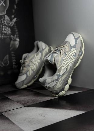 Asics gel nyc oyster grey 3