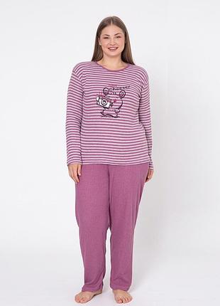 Женская пижама теплая c34534 3xl