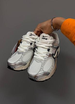 Кроссовки nike v5 rnr white black silver 2