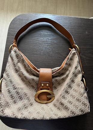Оригінальна сумка-хобо guess camden shoulder bag (колекція 2026)