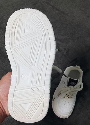 Кроссовки "смайл" white р. 26 - 30 6