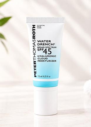 Peter thomas roth water drench spf 45 7,5 мл — зволожувальний сонцезахист для обличчя (без коробки)