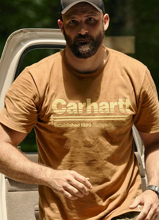 Мужская футболка carhartt wip relax fit heavyweight оригинал new !