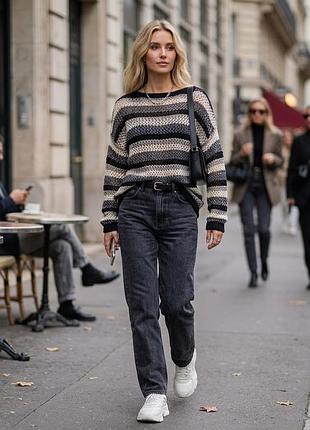 Джемпер у смужку zara m