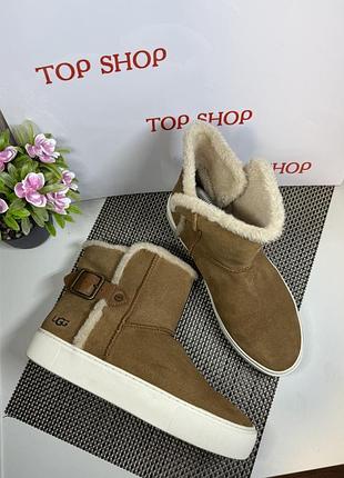 Оригинальные ботинки угги ugg замшевые кожаные сапоги w aika