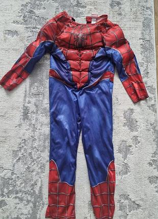 Карнавальний костюм spiderman для хлопчиків, червоний з синім