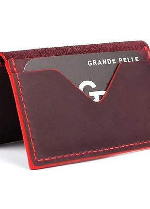 Кард-кейс grande pelle cardcase cartolina 303161 бордо
