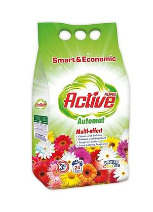Универсальный стиральный порошок home active multi-effect 3 кг