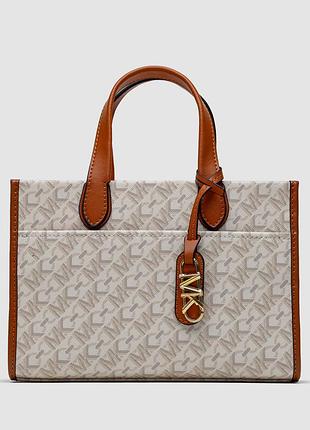 💎 michael kors gigi lg grab tote ivory 25 х 17 х 7 см