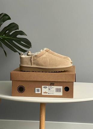 Ugg classic micro sand | кремові, замшеві та з хутром | 36–40