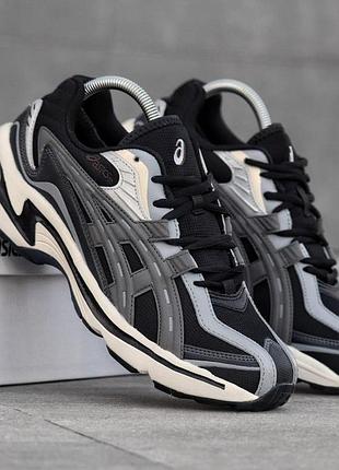 Мужские кроссовки asics gel-preleus черные стильные термо кроссовки на зиму асикс гель прелиус