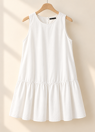 Белое платье zara s