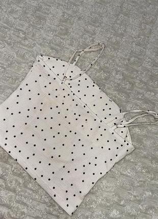 Топ жіночий pull bear чорний горох 6