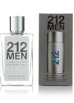 Мини парфюм для мужчин carolina herrera 212 men 60 мл в наличии