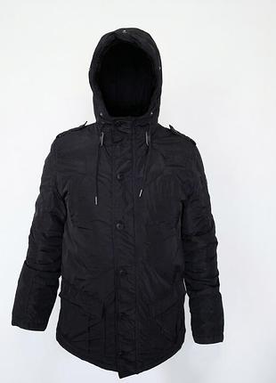 Чоловіча зимова куртка парка smog new yorker р. xl (подвійна блискавка