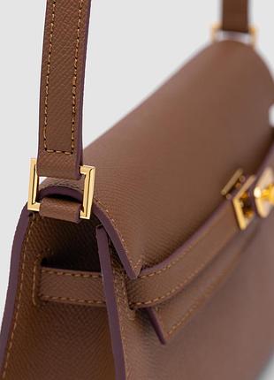 💎 hermes kelly pochette brown/gold 2