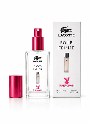 Женские духи lacoste pour femme лакост пурпур фемм с ферромонами 60 мл тестер