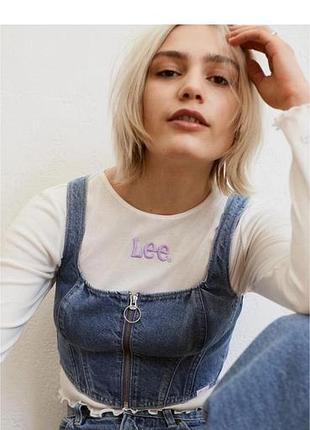Топ жіночий h&m lee джинсовий 38р