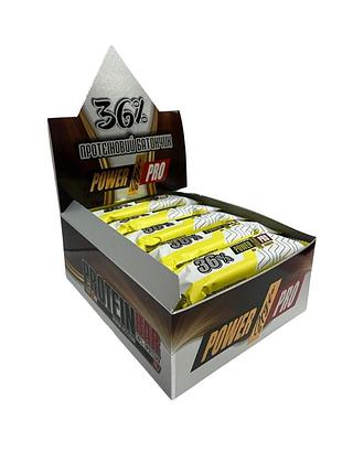 Батончик power pro protein bar 36%, 20*60 грам - plombirini