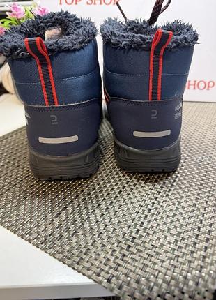 Оригінальні теплі черевики quechua waterproof 5