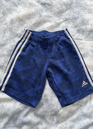 Шорти для хлопчика adidas сині спортивні розмір 116 (5-6 років)