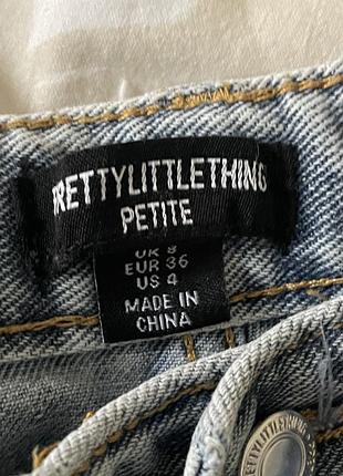 Prettylittlething джинси із розрізами 7
