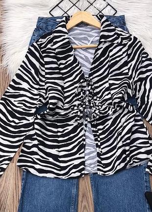 Сорочка жіноча primark сорочка в принт на завʼязках хл