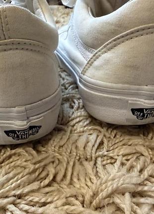 Кеди жіночі vans білі 4