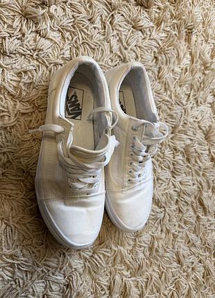 Кеди жіночі vans білі
