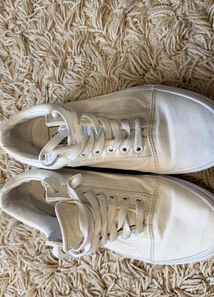 Кеди жіночі vans білі 2
