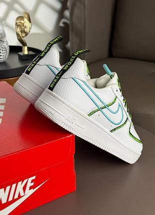 Nike air force 1 '07 prm worldwide pack white sky