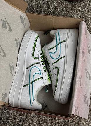 Nike air force 1 '07 prm worldwide pack white sky 3