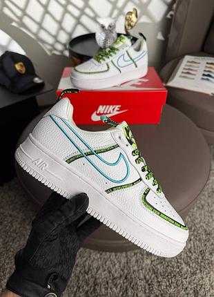 Nike air force 1 '07 prm worldwide pack white sky 4