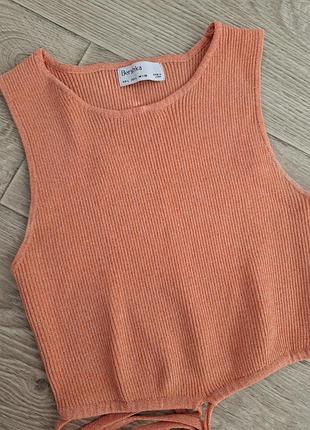 🤎 вкорочений топ bershka 4