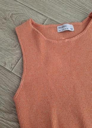 🤎 вкорочений топ bershka 5