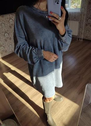 Сукня світшот оверсайз zara