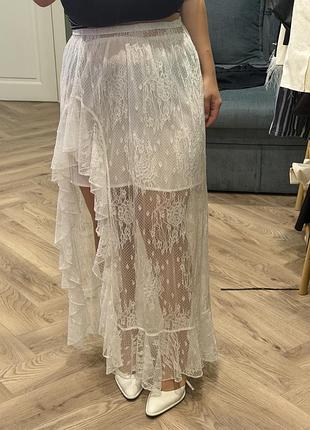 Кружевная юбка mon blanche