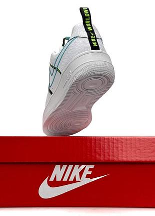 Nike air force 1 '07 prm worldwide pack white sky 3