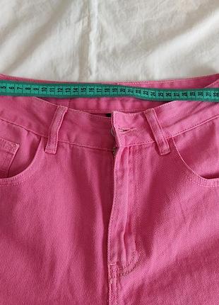 Розовые джинсы shein 5