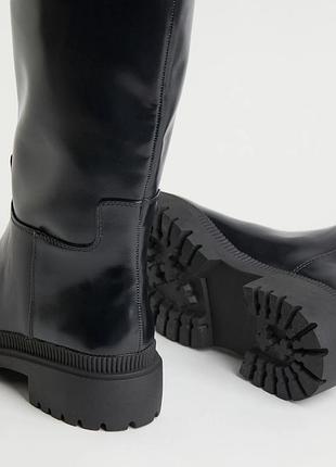 Шкіряні чоботи h&m 37 р 2