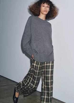 Светр оверсайз zara із 100% вовни