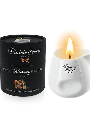 Массажная свеча plaisirs secrets ананас-манго 80 мл love&gifts