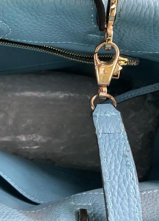 Сумка кожаная вся hermes 10