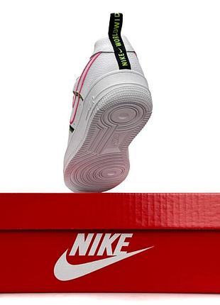 Nike air force 1 '07 prm worldwide pack white pink 3