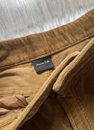 Штани вельвет в рубчик massimo dutti 2