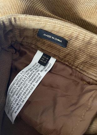 Штани вельвет в рубчик massimo dutti 5