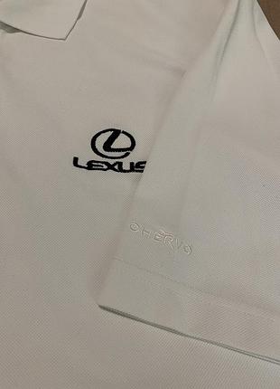 Поло чоловіче lexus біле 10