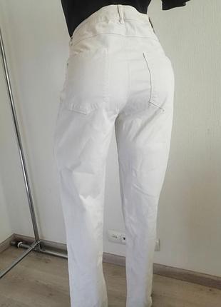 Белые джинсы скинни, size l 2